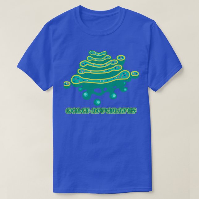 Camiseta Ciência Da Biologia Celular De Aparelhos Golgi E (Frente do Design)