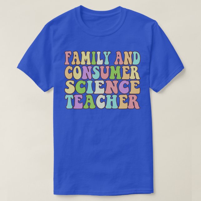 Camiseta Ciência da Família e do Consumidor Enfrenta Profes (Frente do Design)
