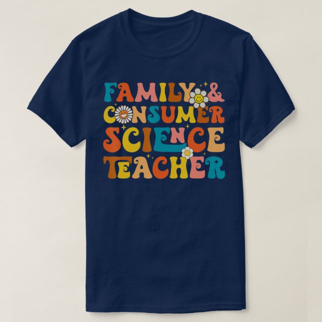 Camiseta Ciência da Família e do Consumidor Enfrenta Profes (Frente do Design)