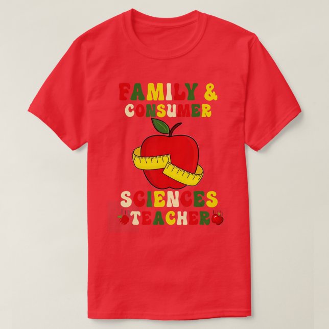Camiseta Ciência da Família e do Consumidor Enfrenta Profes (Frente do Design)