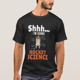 Camiseta Ciência da fogueira do engenheiro aeroespacial