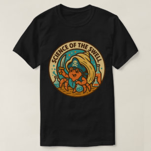 Camiseta Ciência da Onda do Caranguejo Pirata