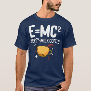 Camiseta Ciência da Química Engraçada com Café de Energia d