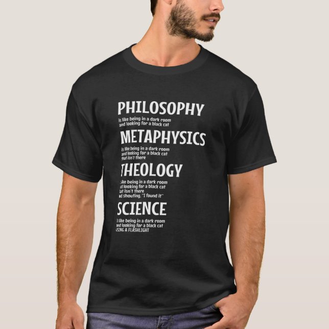Camiseta Ciência da Teologia da Metafísica da Filosofia - C (Frente)
