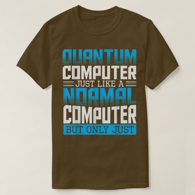 Camiseta Ciência da Teoria da Computação Quântica Pesquisad (Frente do Design)