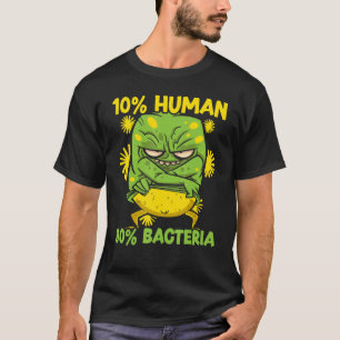 Camiseta Ciência das Bactérias 90 Humanas Ciência da Microb
