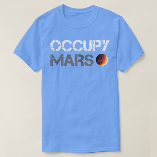 Camiseta Ciência de Fogão do Explorador Espacial do Occupy  (Frente do Design)