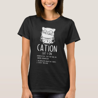 Camiseta Ciência de Gato Química Para Professor de Químico