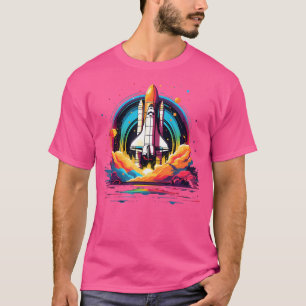 Camiseta Ciência de Ônibus Espacial Astronomia