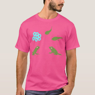 Camiseta Ciência do Sapo Animal Engraçado do Ciclo de Vida