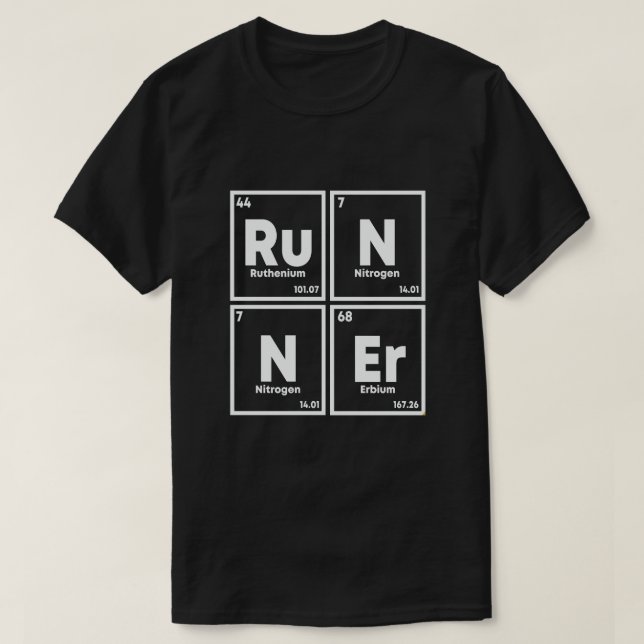 Camiseta Ciência dos Runner Periódicos da Maratona de Mesas (Frente do Design)
