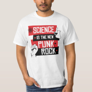 CAMISETA CIÊNCIA É A NOVA ROCHA DE PUNK