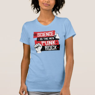 CAMISETA CIÊNCIA É A NOVA ROCHA DE PUNK