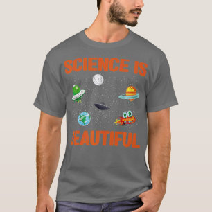 Camiseta Ciência é bela Cientista Educação L