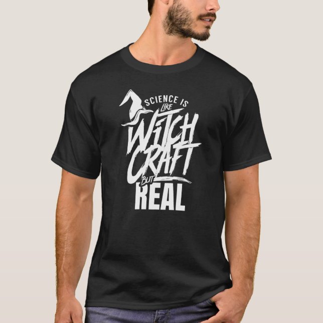 Camiseta Ciência é como Cientista de Bruxaria (Frente)