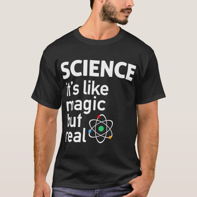 Camiseta CIÊNCIA É Como Magia4 vintage (Frente)