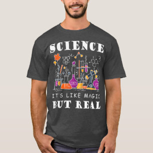 Camiseta Ciência É Como Magia, Mas Engraçada Ciência