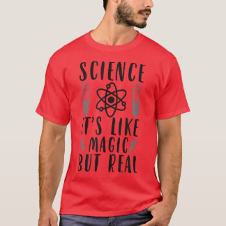 Camiseta Ciência É como Magia, mas Real