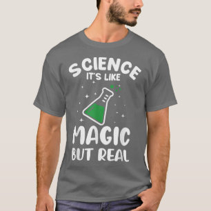 Camiseta Ciência É como Magia, mas Real Professora De Ciênc