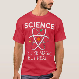 Camiseta Ciência É Como Magia Mas Real Professores Alunos