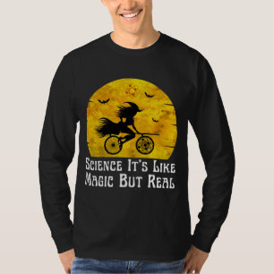 Camiseta ciência é como mágica mas real