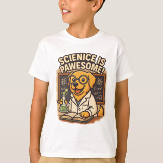 Camiseta Ciência é incrível - Cientista Canino