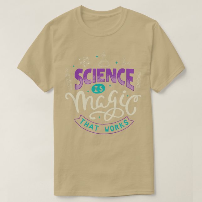 Camiseta Ciência é magia que funciona (Frente do Design)
