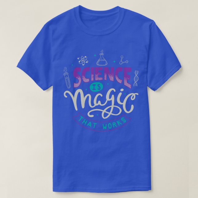 Camiseta Ciência é magia que funciona (Frente do Design)