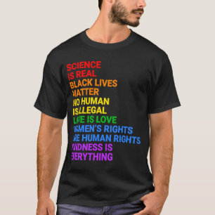 Camiseta Ciência é o verdadeiro LGTBQ+ Queer Pride Mo