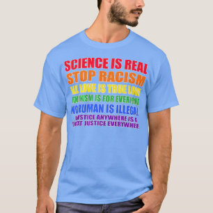 Camiseta Ciência É Parada Real Todo O Amor É Feminismo Lgbt