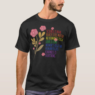 Camiseta Ciência é real amor é amor amor é amor bondade é t
