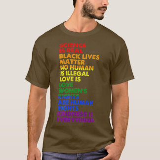 Camiseta Ciência é Real Black Lives Matter Month (8