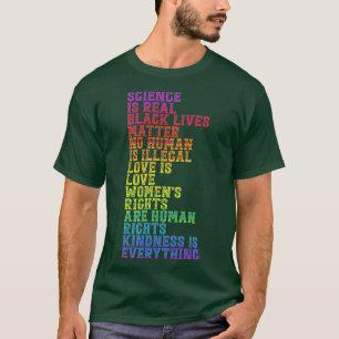 Camiseta Ciência é Real Black Lives Matter Month (9