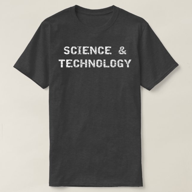 Camiseta Ciência e tecnologia Moda Novidade (Frente do Design)