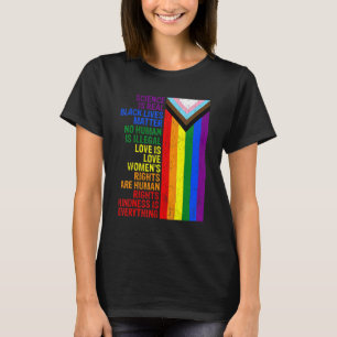 Camiseta Ciência É Verdadeiro Amor É Amor Lgbt Les Gay Pr