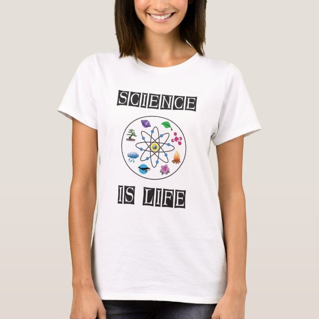Camiseta Ciência é vida (Frente)