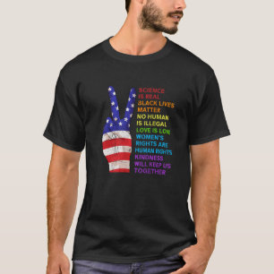 Camiseta Ciência é vida negra real importa gentileza