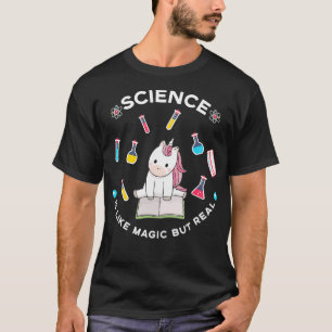 Camiseta Ciência Engraçada É Como Um Unicórnio Mágico, Mas 