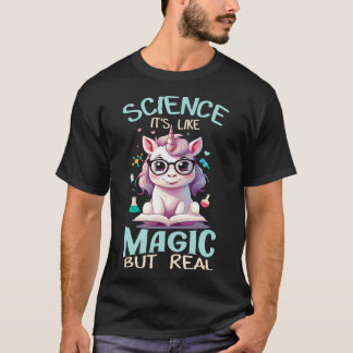 Camiseta Ciência Engraçada É Mágica Mas Muito Bonita