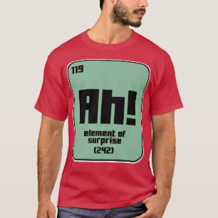 Camiseta Ciência Engraçada Química Motivação Elemento Nerd 