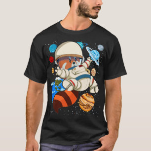 Camiseta Ciência espacial Astronauta Animal Red Panda