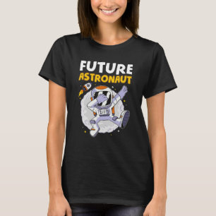 Camiseta Ciência Espacial Astronomia Dabbing Futuro Astrona