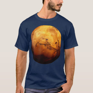 Camiseta Ciência Espacial Astronômica do Planeta Marte