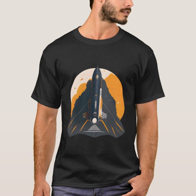 Camiseta Ciência Espacial Espacial (Frente)