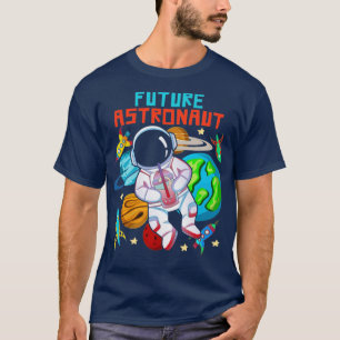 Camiseta Ciência espacial Planetas Galáxicos Futuro da Astr