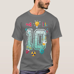 Camiseta Ciência: Festa do Aniversário de 10 Anos Cientif