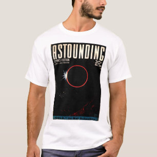 Camiseta Ciência Fiction_ arte surpreendente do _Pulp do