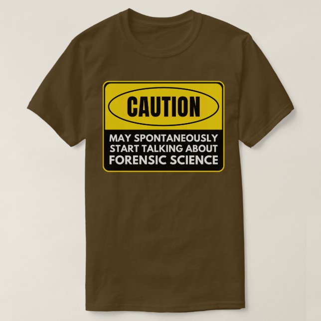 Camiseta Ciência Forense 12 (Frente do Design)