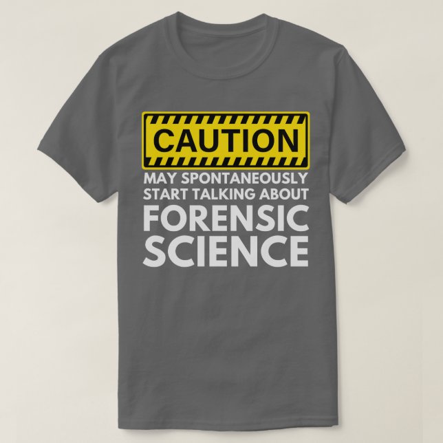 Camiseta Ciência Forense 4 (Frente do Design)
