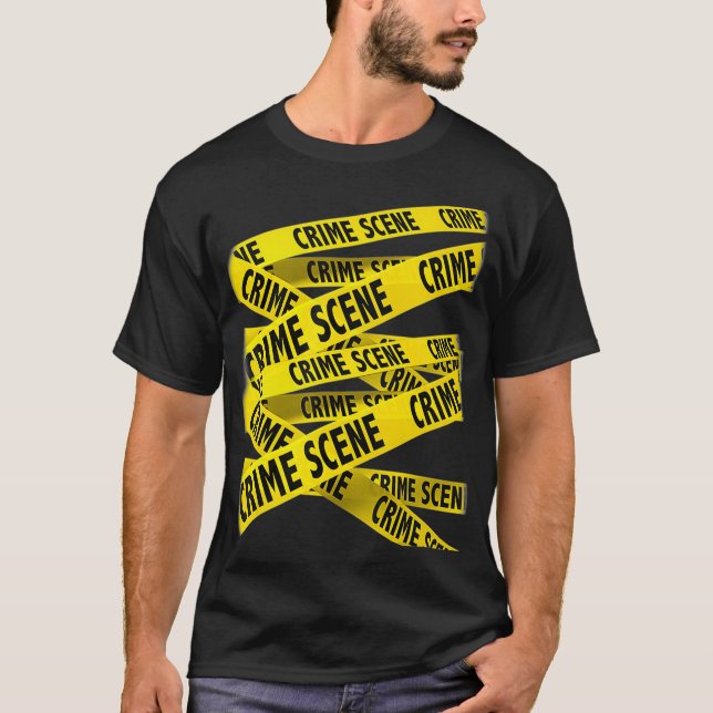 Camiseta Ciência Forense de Investigação da Cena do Crime (Frente)